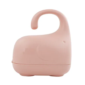 

Easy Clean Storage Box Hanging Soother Accessories Pacifier Case Snack Portable Travel Dustproof Baby Shower Gift Elephant Shape