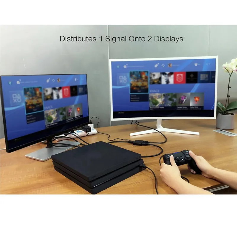 Многофункциональный 1 в 2 Выход 1080p HDMI 4K 1*2 HDCP 3D сплиттер усилитель сигнала мощности