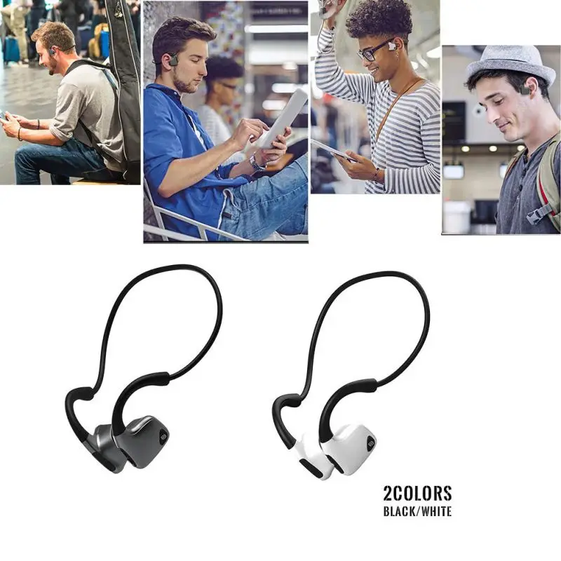 R9 Гарнитура костной проводимости для вождения Bluetooth 5,0 беспроводные универсальные портативные спортивные стерео наушники с микрофоном