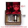 Anime Creative Color Print Cartoon Elfen Lied Lucy Music Theme Lilium 18-Note Wood Musical Box Toys Gift For Kids Girls Friends ► Photo 2/6