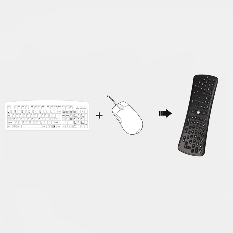 T6 Air mouse 6-Axis 2,4 Ghz Беспроводная гироскоп мини-клавиатура для ПК/Android Smart Tv Box/Windows пульт дистанционного управления без батареи B