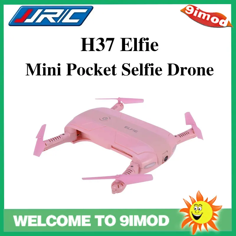 JJRC H37 Elfie Мини карманный селфи складной Дрон FPV 2MP HD камера Безголовый Wifi приложение управление высота удержания Квадрокоптер розовый