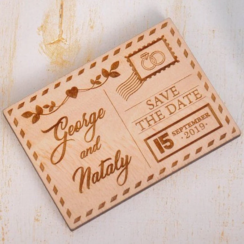 

Calendar envelope Save the date magnet,Custom Save the Date, Wooden save the date,wedding gifts for guests