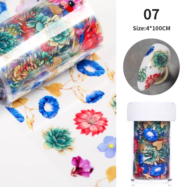 1 Box Glitter Marble Series Nail Transfer Foil Stickers Gold White And Black Bright Slider For Nails DIY Decoration Manicures 28