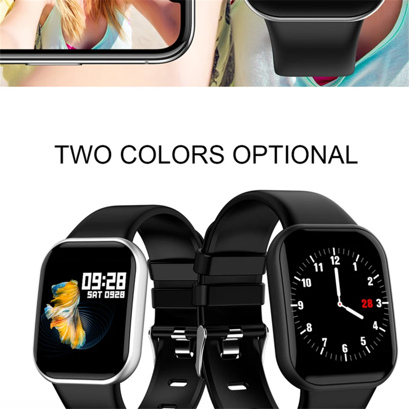 ESEED X16 smart watch men IP67 waterproof full touch screen long standby Heart Rate Blood Pressure Monitoring smartwatch