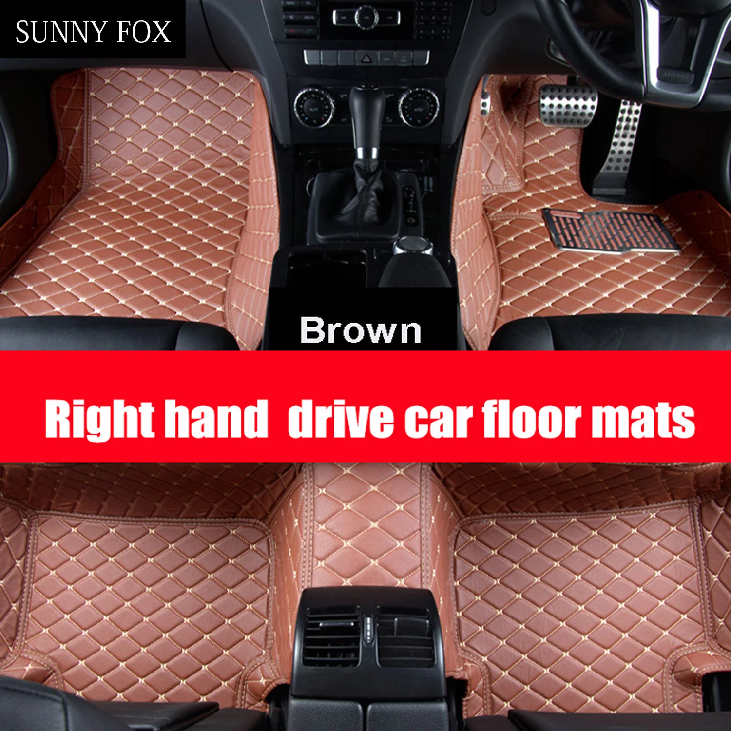 

Right hand drive/RHD for Land Rover Discovery 3/4 freelander 2 Sport Range Rover Sport 5D car styling carpet liner