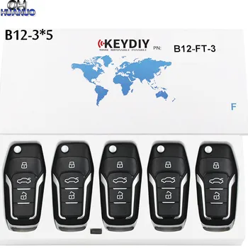 

5pcs/lot B12-3 Universal B-Series For KD900/KD900+/URG200/KD-X2 Remote Control 3 Button Key F Style