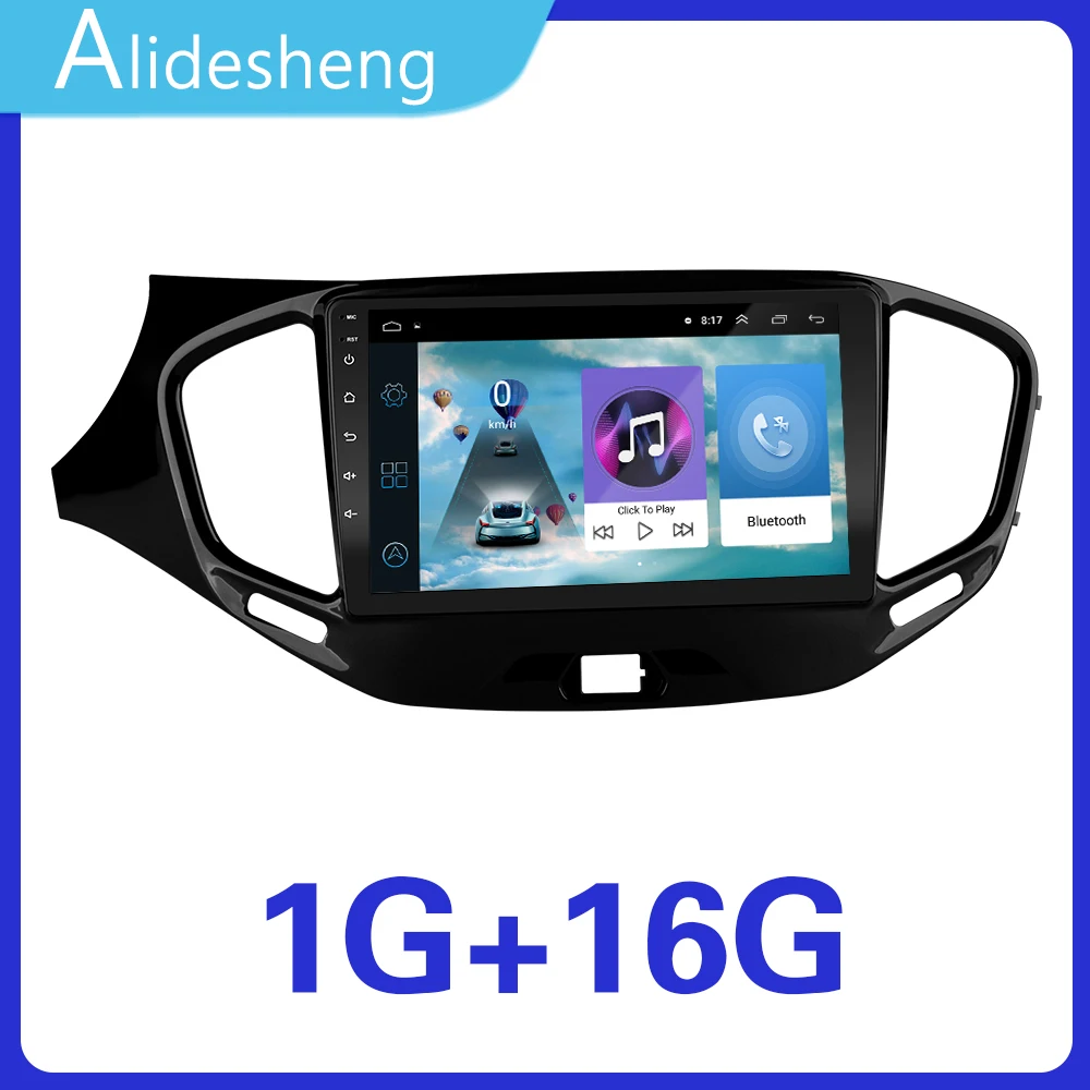 ZS-LADA Vesta-1G-16G 2G+32G 2.5D 2Din Android 8.1 GO car dvd Multimedia player GPS for LADA Vesta Cross Sport- Quad Core navigatio WiFi BT - Цвет: ZS-LADA Vesta-1G-16G