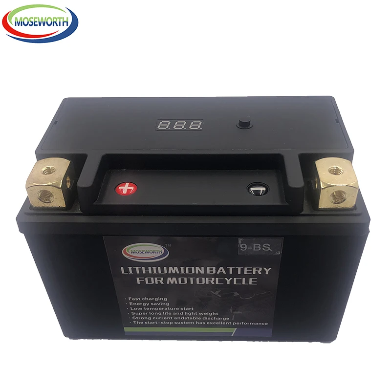 

9-BS Battery LiFepo4 For Motorcycle ATV Honda TRX 400EX Sportrax Fourtrax LTZ250 ZX600, Polaris Predator,YTX9 ETX9 BS Batteries
