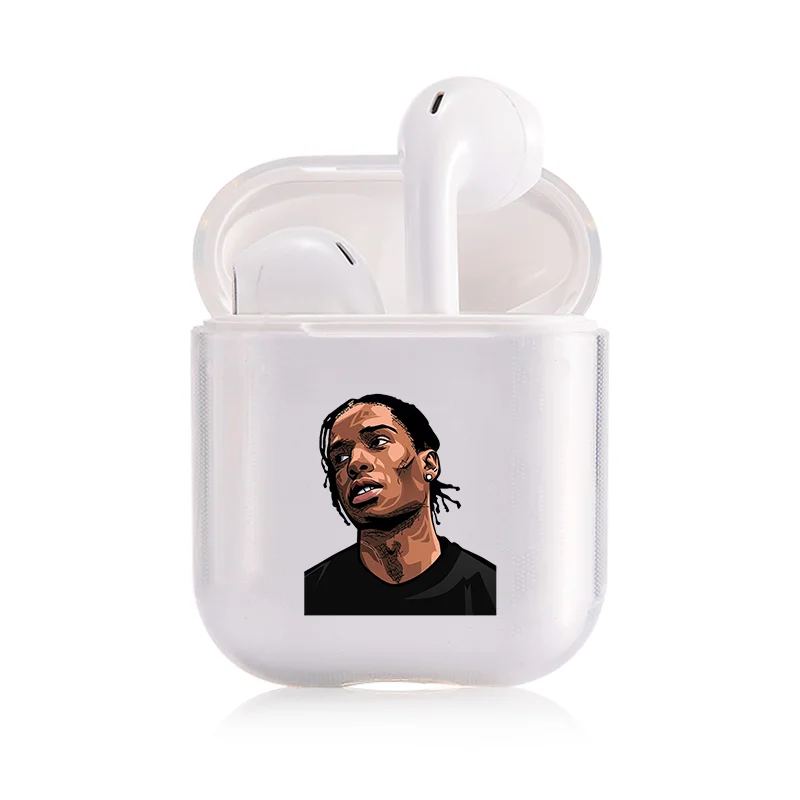 1200058 Чехол travis scott для Airpods Роскошный прозрачный мягкий чехол для Air Pods чехол Bluetooth беспроводные наушники для AirPod 2 Чехол - Цвет: 1200058