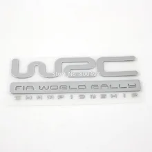 3D Mala Do Carro Liga de Níquel Acessórios Adesivo Estilo Do Carro Do Emblema Do Emblema Etiqueta Do Emblema Do Decalque Para WRC FIA World Rally Champ(China)