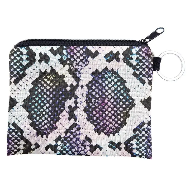 Цифровой короткий кошелек женский леопардовый принт Змеиный милый модный кошелек женская мягкая сумка для карт клатч портмоне кожаные держатели для карт - Цвет: Style 8
