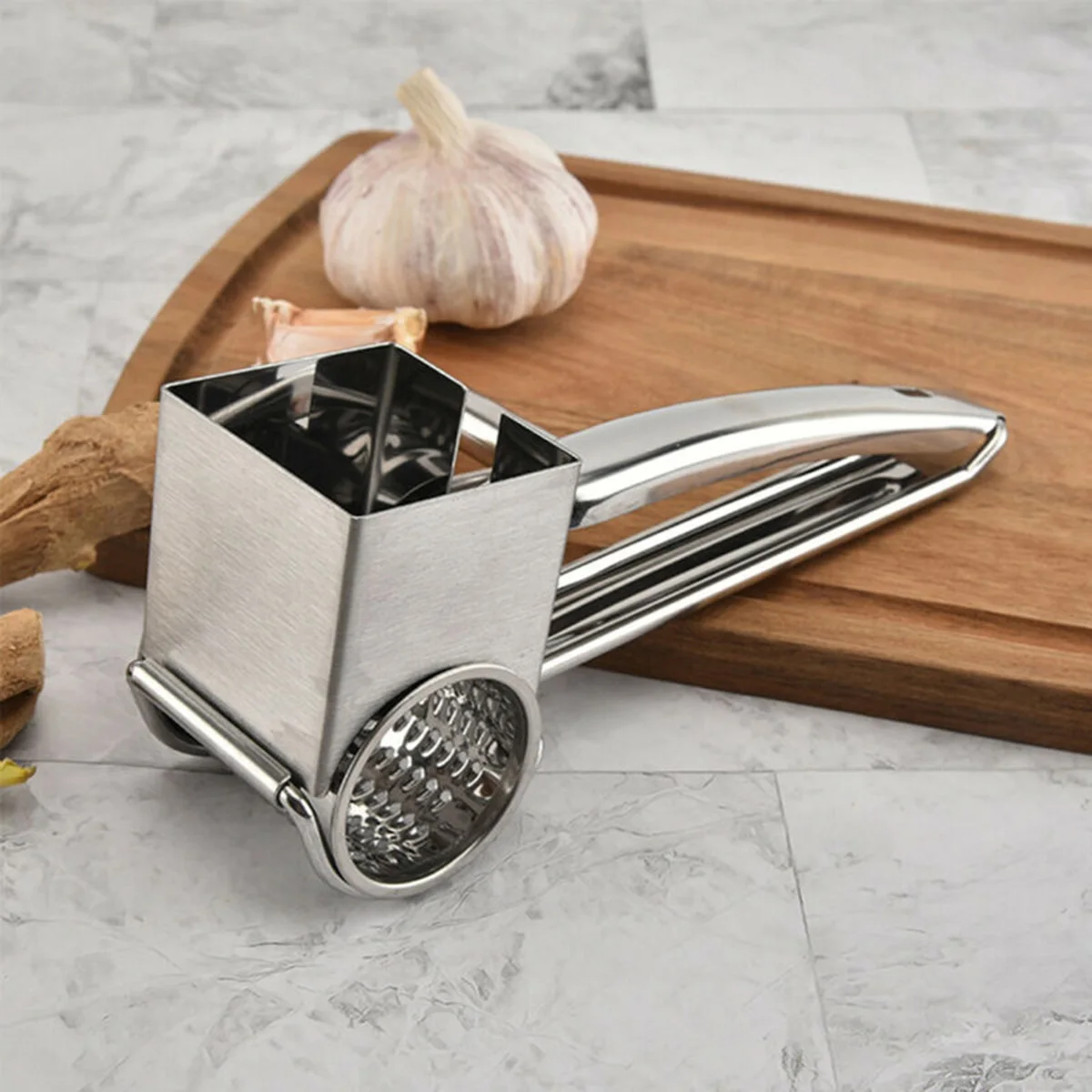 Универсальный вращающийся сырный измельчитель из нержавеющей стали острый