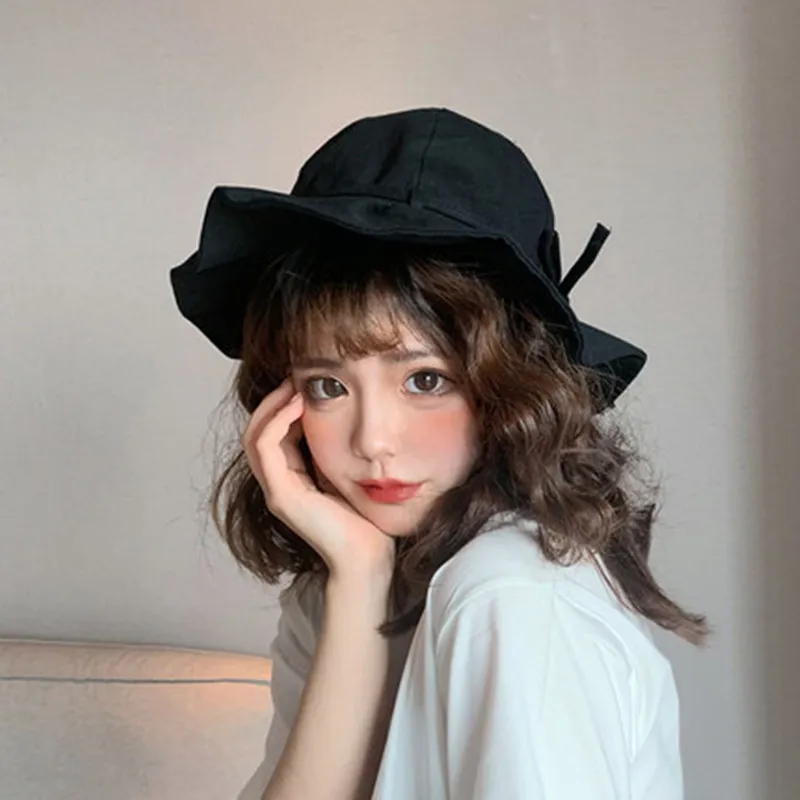 Fisherman's Hat Female Xia Han Edition Baitao Japanese Students Travel Sunscreen Leisure Fashion Cute Fashion Hat Female