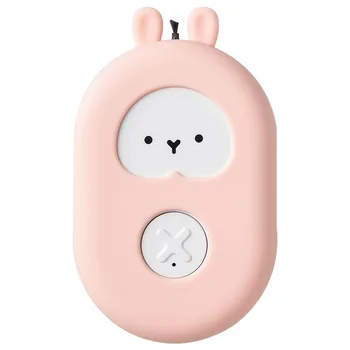 

Personal Wearable Air Purifier Necklace Cartoon Mini Portable USB Air Freshner Ionizer Negative Ion Generator Pink