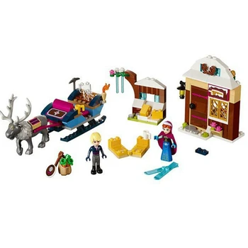 

79276 Queen Anna & Kristoff's Sleigh Adventure Princess Series Building Block Girls Toy Compatible with 41066