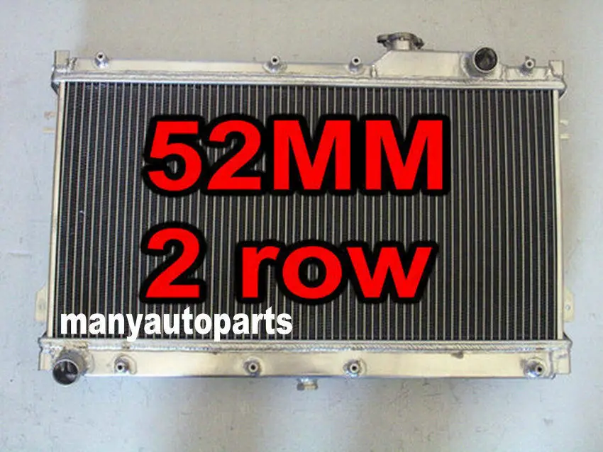 52 мм алюминиевый радиатор 90-97 для Mazda Miata MX5 MX-5 MX V MT 91 92 - Цвет: only radiator