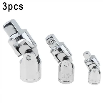 

Universal Joint Adaptor Silver Swivel Air Impact Socket Electric Wrench Car Decoration Accessories Car Repair Tool Joint Adapter