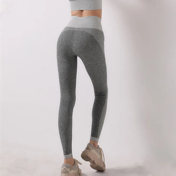 

Women's Peach Fitness Pants Women Seamless High Waist Tight Elastic Pants Women Training Running Fast Dry Ventilation Yoga Pants