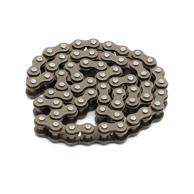 Mini Moto Chain 62 Link Chinese Starter Chain w/ Starter Chain Guides For 50cc 70cc 90cc 110cc 125cc ATV Quad Scooter Dirt Bike Go Karts TaoTao mini moto chain