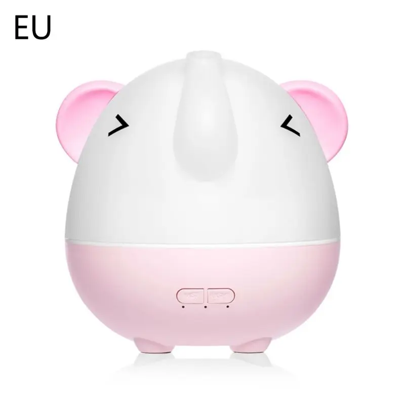 Pink EU/JP/UK/US домашний тихий Ароматерапевтический аппарат, Воздушная сетка, увлажнитель в форме милых животных, арома-спрей, мини-диффузор A6HB - Цвет: Pink