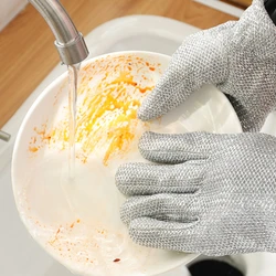 Dishwashing Gloves Household Cleaning Kitchen Heat Resistant Ironing Waterproof Durable Winter Thickened Dishwashing Utensil
