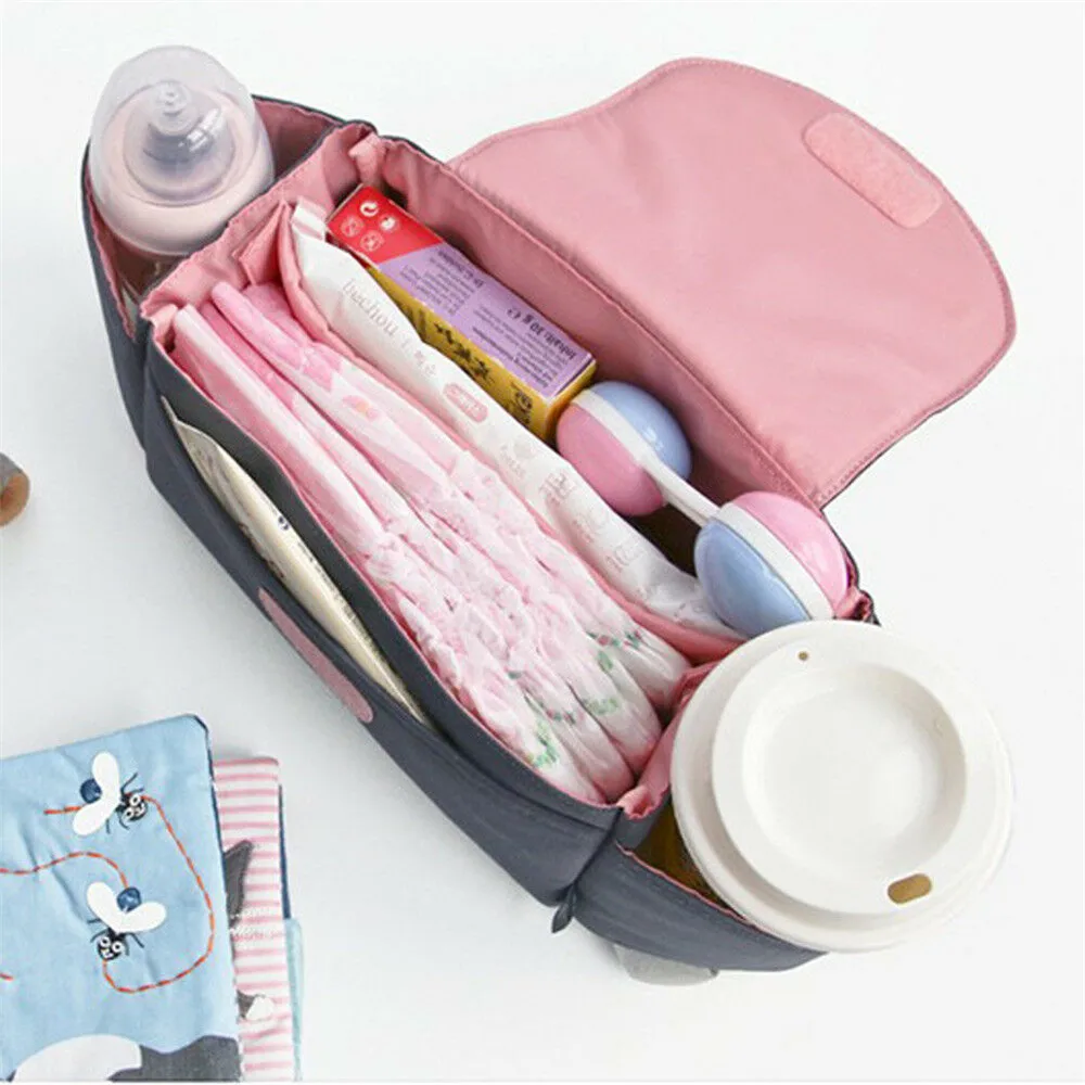 Universal Buggy Baby Pram Organizer Bottle Holder Baby Stroller Accessory Stroller Caddy Storage Bag