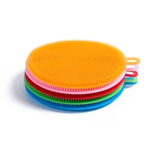 

1pcs Silicone Cleaning Brushes Soft Silicone Scouring Pad Washing Sponge Dish Bowl Pot Cleaner Washing Tool Kitchen Accessories