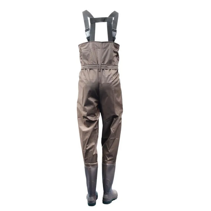 Eu 38-47 Men Women Fishing Trousers Boots Waterproof Anti-wear Jumpsuit Quick Drying Wadering Hunting Working Wading Pants Shoes
