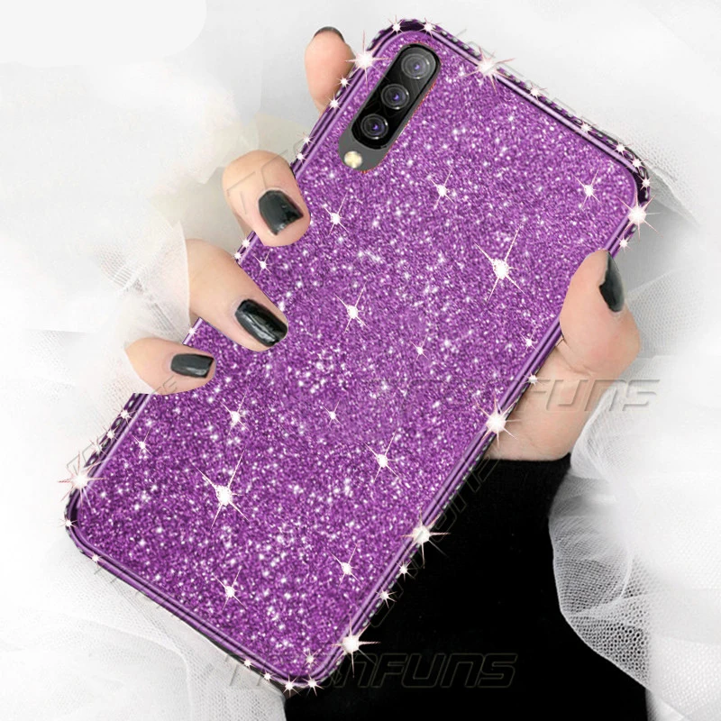 3D Алмазный блестящий чехол для Samsung Galaxy A50 A30 A20 A10 A70 A80 A40 A20E 2019 A 50 мягкий из ТПУ со