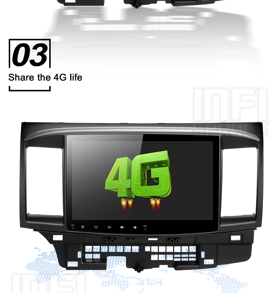 PX30 32G Android 9,0 автомобильный DVD для Mitsubishi Lancer 2005- с 10,1 дюймов 2 DIN 3g/4G gps Радио Видео плеер автомобильная навигация