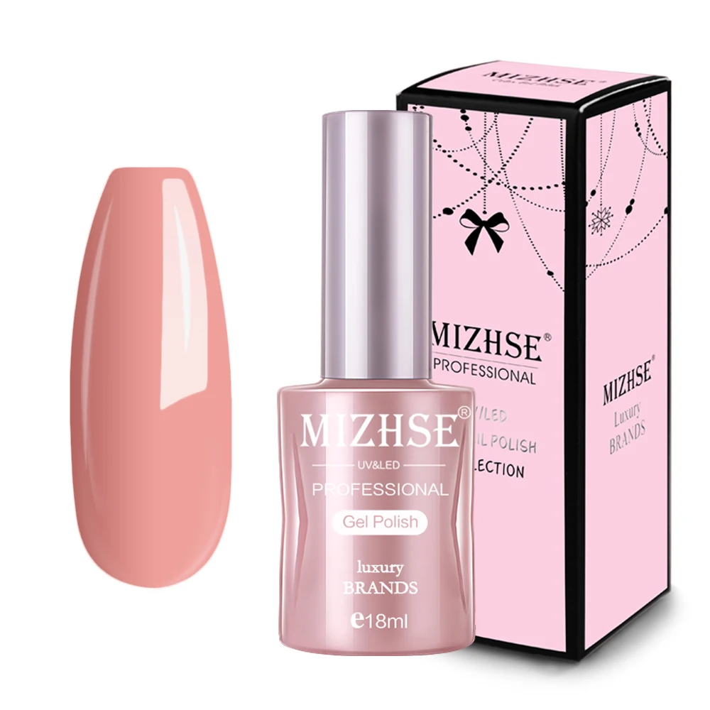 MIZHSE 18ML Gel Nail Polish Semi Permanent Base And Top Coat Nail Art Lakiery Hybrydowe UV And LED Enamels Gellak Hybrid Nail Ge - Color: 2