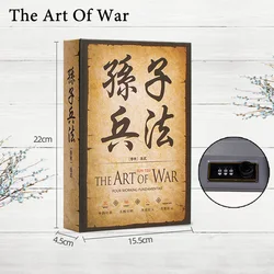 Secure Lock Book - Shaped Hidden Safe: Discreet Simulation for Valuables and Cash Storage (The Art of War)