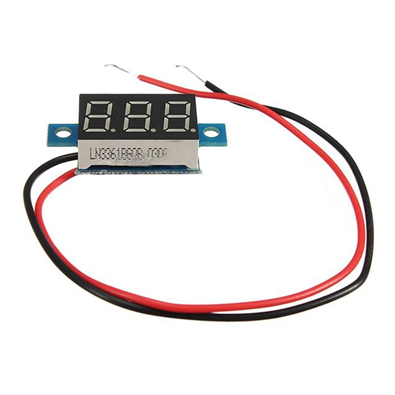 3S 11.1V 12.6V 25A with Balance 18650 Li-Ion Lithium Battery PCB Protection Board with 0.36Inch Digital DC 3-30V Car Voltmeter G
