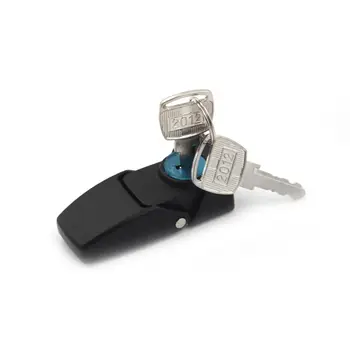 

Black Locking lift handle Flush Boat Latch with key can locking Flush Pull Latches Deck Hatch marine Cabinets Security hardware