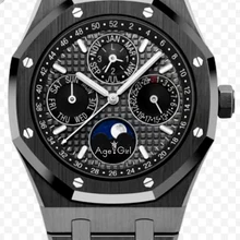 Роскошные брендовые новые мужские часы автоматические механические GMT Moon Phase сапфир полный черный светящийся синий серый часы стекло назад AAA