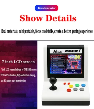 

Mini Arcade game console with DX Arcade 3000 in 1 games machine