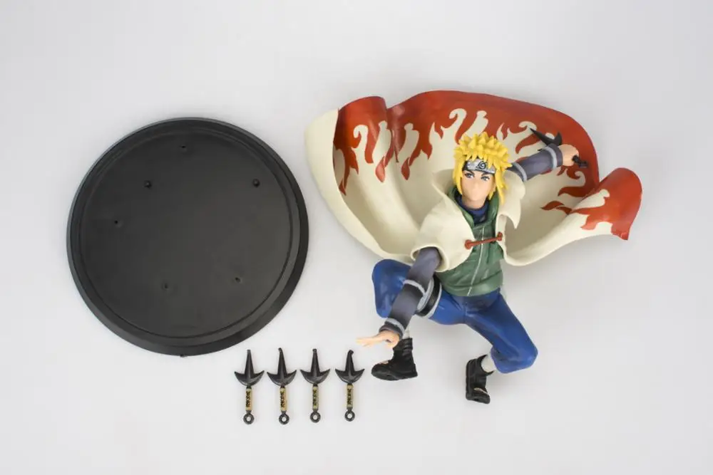 Ботинки в стиле аниме Naruto Namikaze Minat Yondaime Hokage ПВХ фигурка героя Наруто для отца