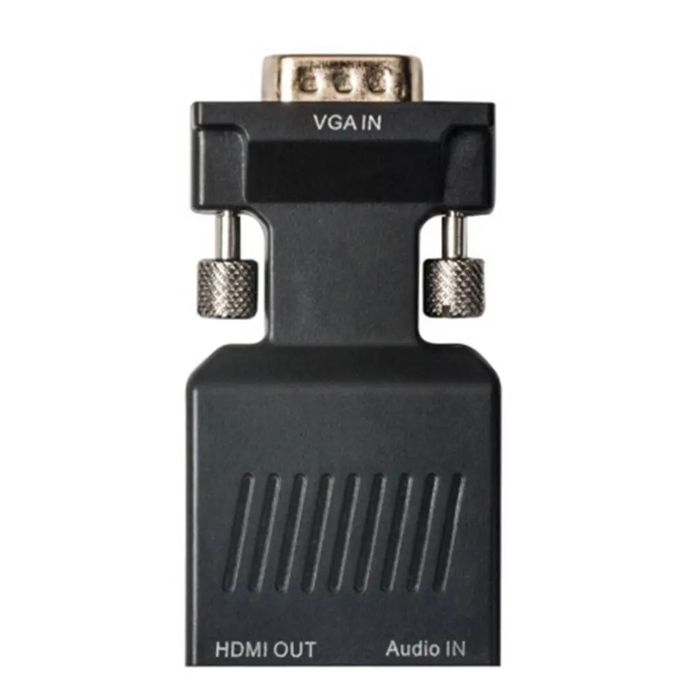 VGA к HDMI адаптер с аудио мужской VGA к женскому HDMI конвертер ноутбук к телевизору для ПК ноутбук VGA к HDMI