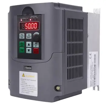 

VFD Inverter 4KW 220V Single Phase Input to 380V 3 Phase Output Frequency Converter Motor Speed Control