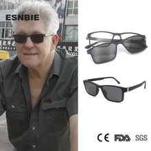 Ultem поляризованные солнцезащитные очки с магнитным креплением на очки оснастки оптическая рамка рецепт; очки винтажные мужские солнцезащитные очки UV400