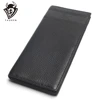 Men Black Long Wallets Stitching Style 100% Genuine Leather Wallet Men's Credit Card Travel Hand Purse For Man 1