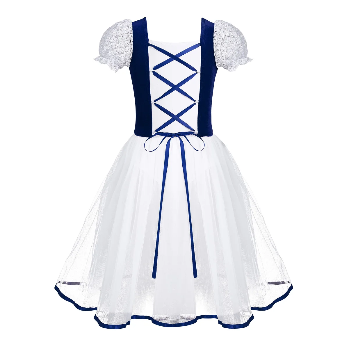 Déguisement Enfant Rumi Robe de Ballet+Sac Costume Blanc