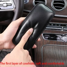 Универсальный автомобильный коврик для ног, латексная кожа, наколенник, губка, поддержка, подушка, подушка для колена, дверной протектор, Накладка для подлокотника, внутренние части автомобиля