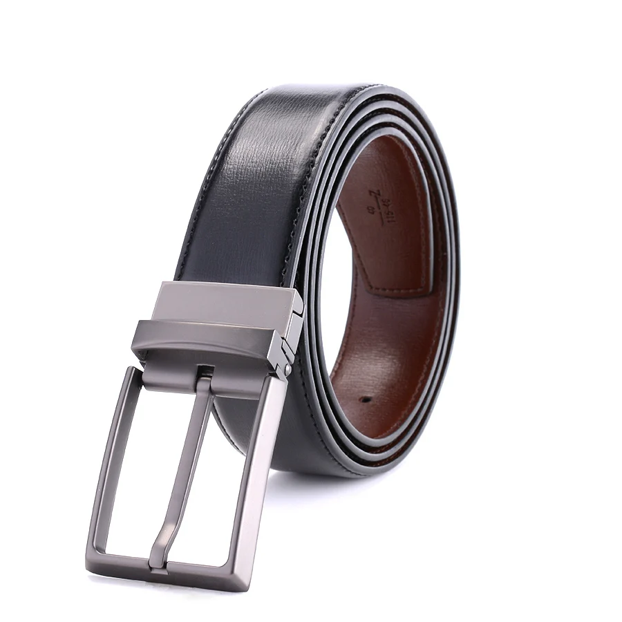 real leather belt Reversible Men's Belt Designer Luxury Brand Leather Male Belts for Men Pin Buckle Trouser Belt Men Business Mens Belts for Jeans leather belt for men