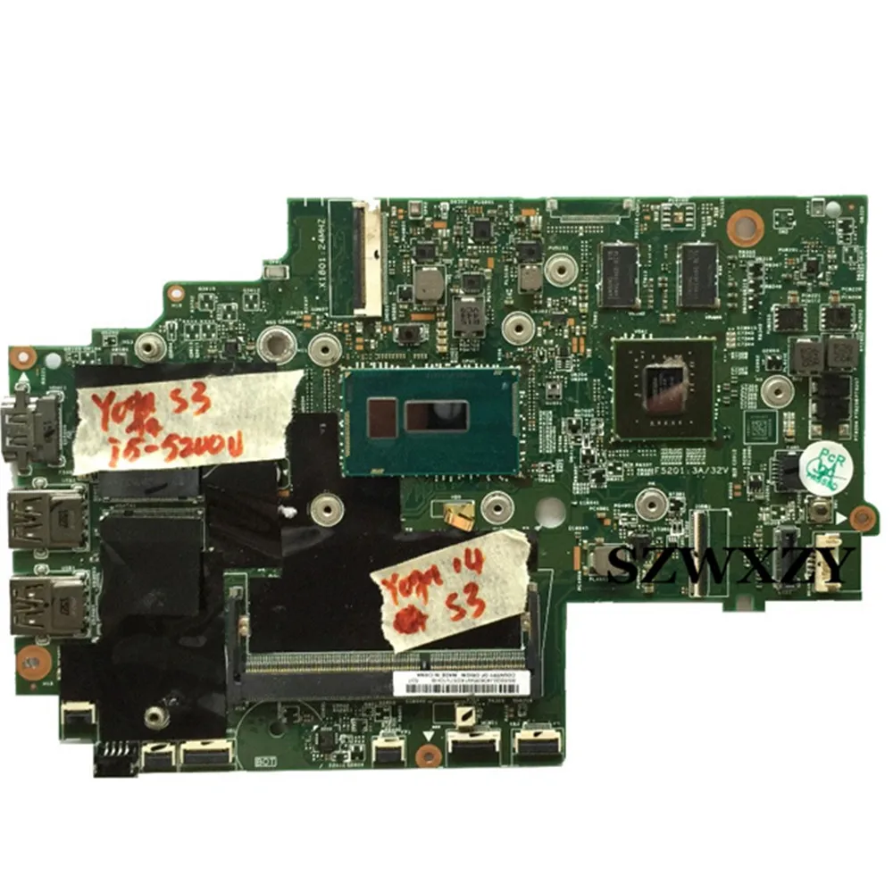 

Lenovo thinkpad S3 YOGA 14 Laptop Motherboard DDR3 With i5-5200U CPU 448.01110.0021 00UP329