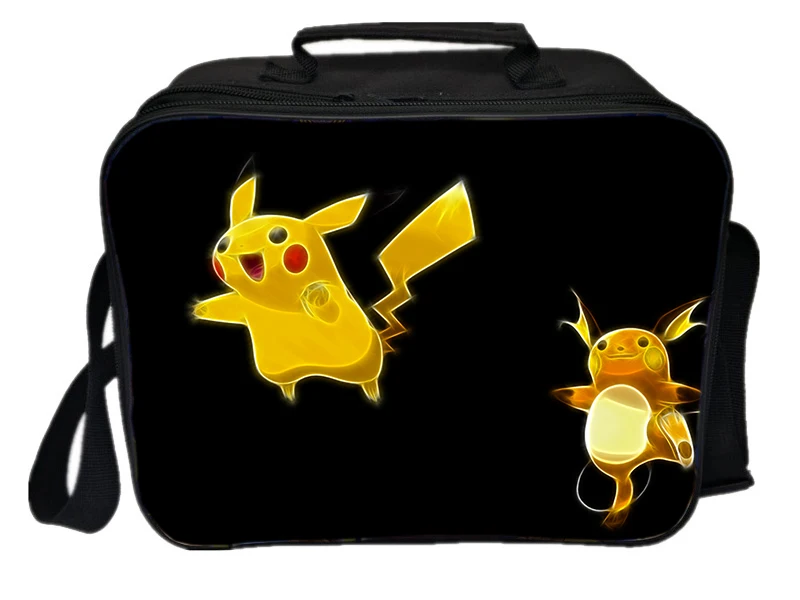 12 С покемоном Иви Pokeball сумка для ланча сумка с теплоизоляцией для пикника походная сумка через плечо Милая Пикачу свежая сумка-холодильник - Цвет: 12