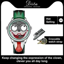 Новое поступление, часы Джокер для мужчин, Топ бренд, Роскошные, модные, персональные, сплав, кварцевые часы для мужчин, ограниченная серия, дизайнерские часы