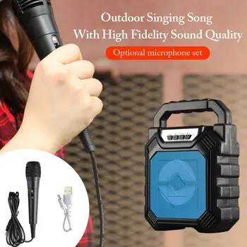 

Portable Outdoor Wireless Bluetooth Speaker Insert Tf Card Usb Flash Disk High Power Loudspeaker speakers for laptop computer