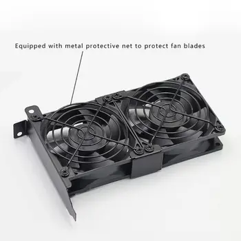 

VGA Cooler Silent 2/3 Cooling Fan for Desktop Computer Chassis PCI Graphics Card